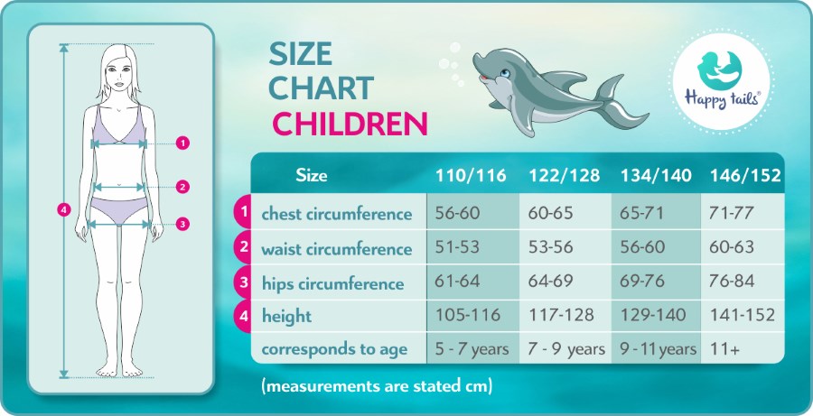 Dolphin Size Chart